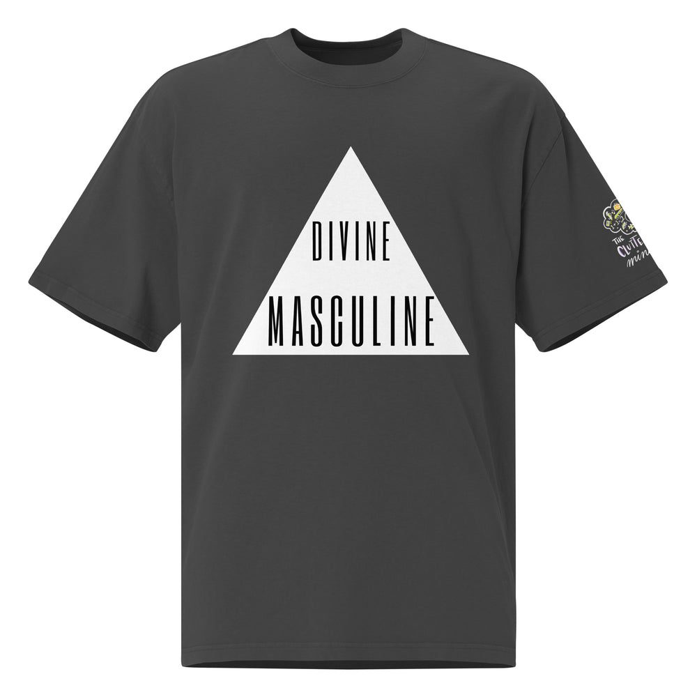 Divine Masculine Oversized faded t-shirt