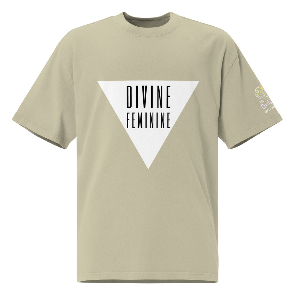 Divine Feminine Oversized faded t-shirt