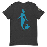 Hazel The Mermaid (dark teal) t-shirt
