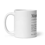 Mom White glossy mug