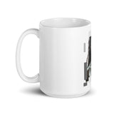 Mecha White glossy mug