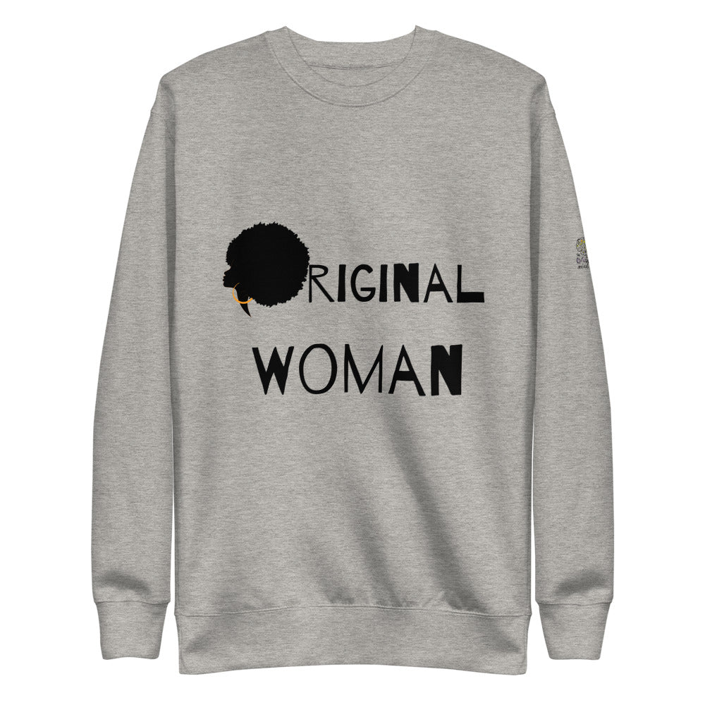 "Original Woman" Fleece Pullover
